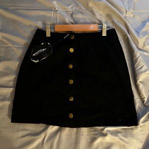 PrettyLittleThing Button Mini Skirt
